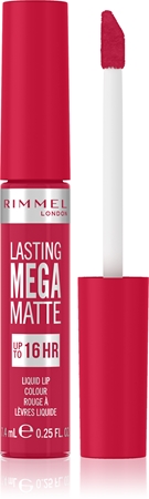 Rimmel Lasting Mega Matte matiniai lūpų dažai 16 val.