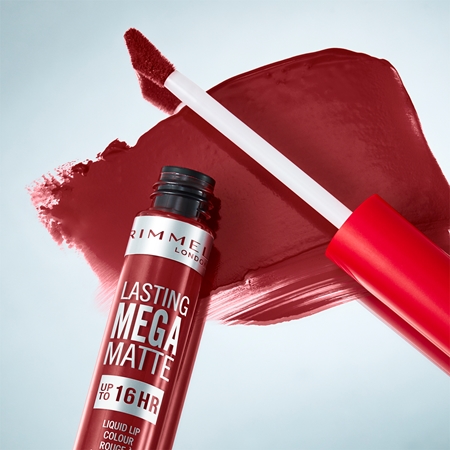 Rimmel Lasting Mega Matte ľahký tekutý matný rúž 16h