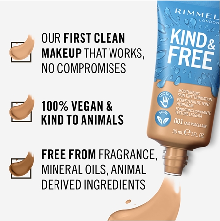Rimmel Kind & Free fond de teint léger hydratant