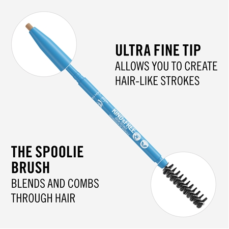 Rimmel Kind & Free Brow Definer creion pentru sprancene cu pensula