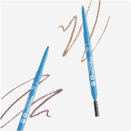 Rimmel Kind & Free Brow Definer creion pentru sprancene cu pensula