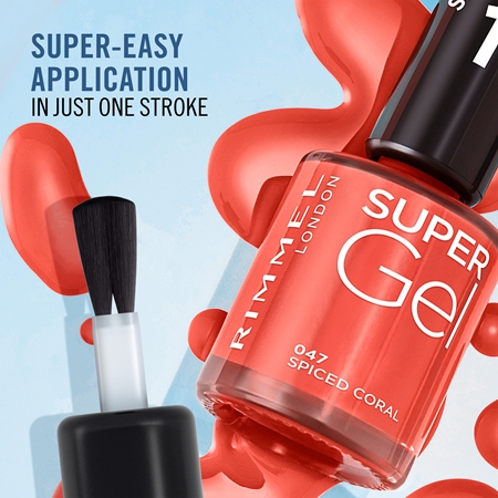 Rimmel Super Gel géles körömlakk UV/LED lámpa használata nélkül
