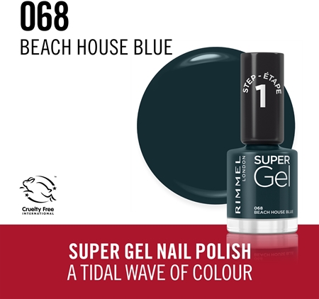 Rimmel Super Gel Gel Nail Varnish without UV/LED Sealing