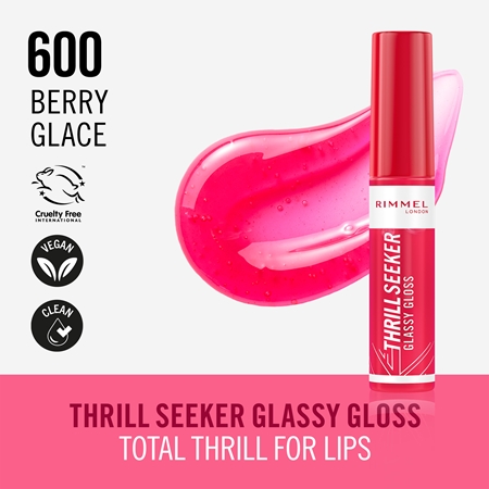 Rimmel Thrill Seeker Glassy Gloss lesk na rty pro větší objem