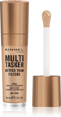 Rimmel Multi-Tasker Better Than Filters pré base iluminadora para unificar a cor do tom de pele