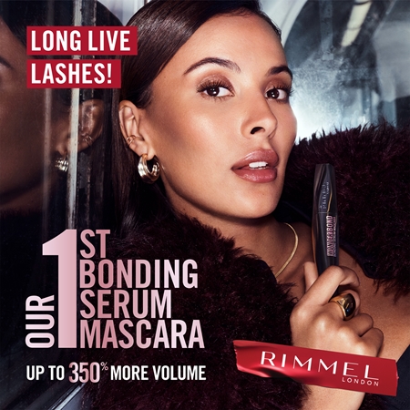 Rimmel Wonder'Bond Volumising and Lengthening Mascara to support eyelash growth