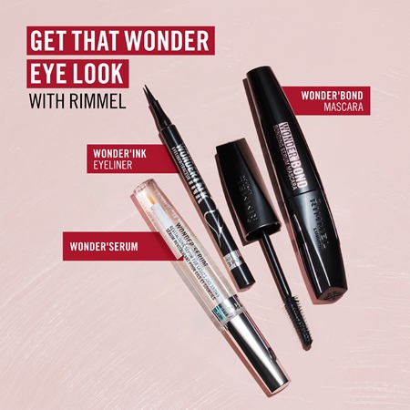 Rimmel Wonder'Bond Volumising and Lengthening Mascara to support eyelash growth