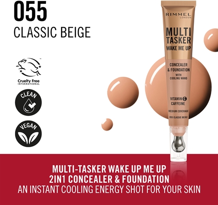 Rimmel Multi-Tasker Wake Me Up make-up a korektor pro rozjasnění pleti