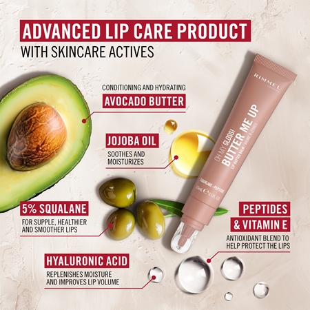 Rimmel Oh My Gloss! Butter Me Up Fugtgivende læbepomade