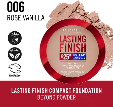 Rimmel Lasting Finish 25H kiinteä puuteri SPF 20