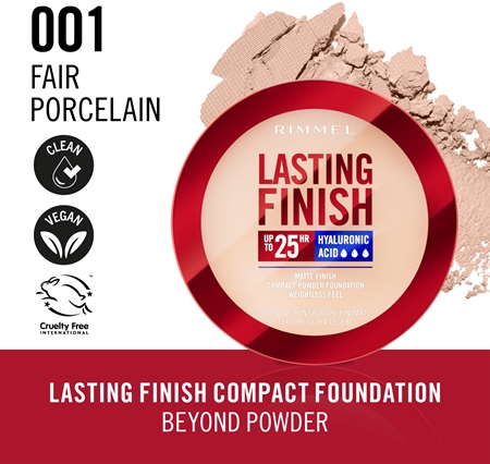 Rimmel Lasting Finish 25H kiinteä puuteri SPF 20