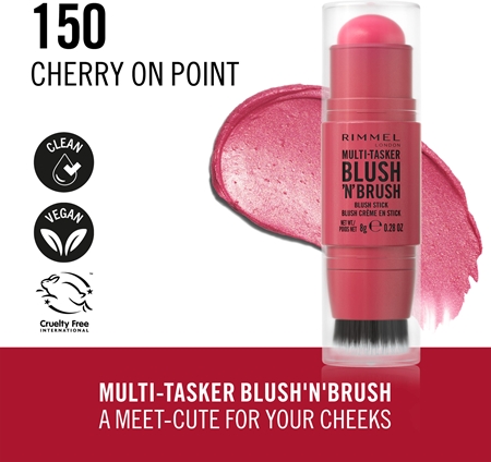 Rimmel Multi-Tasker Blush'N'brush Blush Stick with a brush
