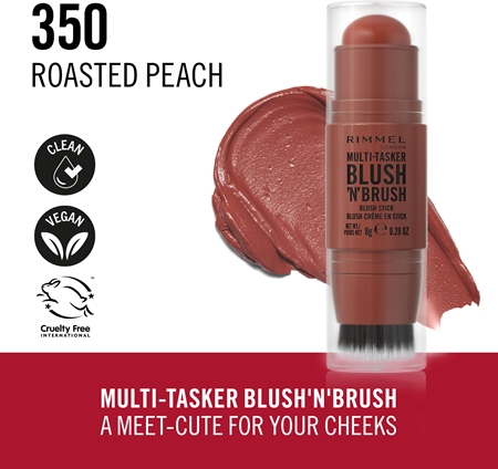 Rimmel Multi-Tasker Blush'N'brush Blush Stick with a brush