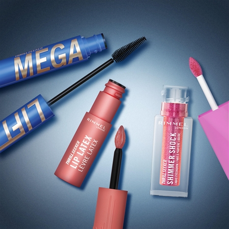 Rimmel Thrill Seeker Mega Lift mascara rezistent la apă pentru curbare și volum