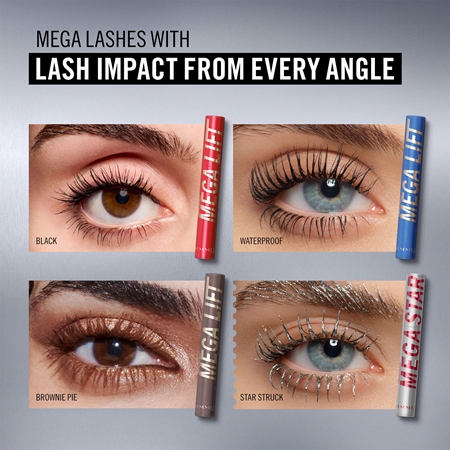 Rimmel Thrill Seeker Mega Star long-lasting mascara with glitter