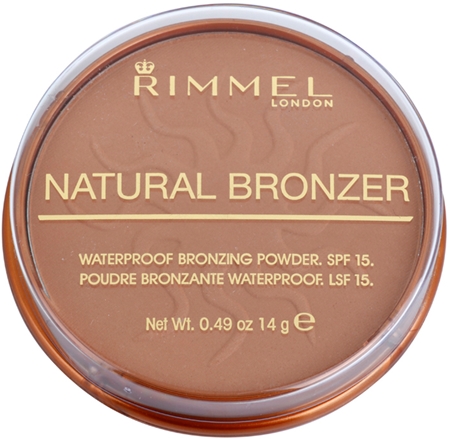 Rimmel Natural Bronzer pó bronzeador à prova de água SPF 15
