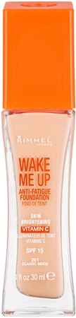 Rimmel Wake Me Up rozjasňujúci tekutý make-up SPF 15