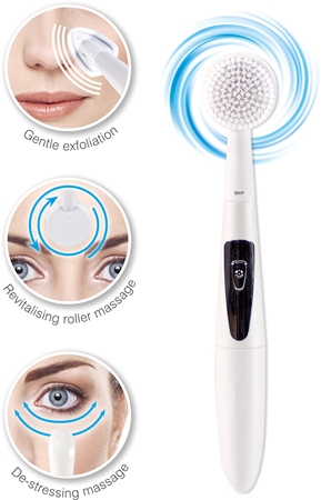 RIO 4 in Facial Cleansing Brush & Massanger escova de limpeza para pele