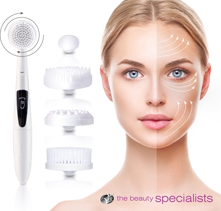 RIO 4 in Facial Cleansing Brush & Massanger escova de limpeza para pele