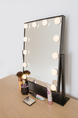 RIO Hollywood Glamour Large Lighted Mirror cosmetic mirror