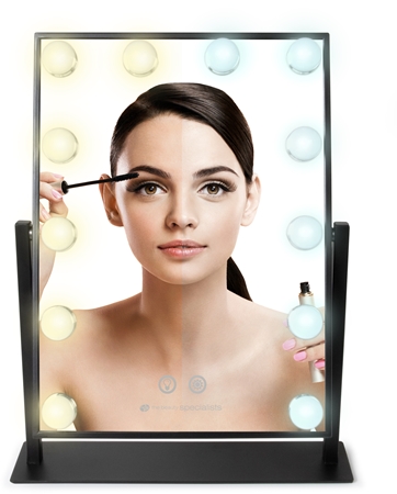 RIO Hollywood Glamour Large Lighted Mirror cosmetic mirror