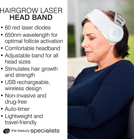 RIO Hairgrow laserpannband som främjar hårväxt