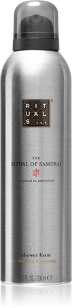 ritual of samurai sport shower foam