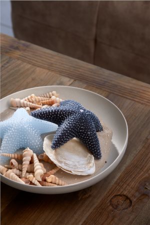 Rivièra Maison Starfish candela decorativa colore Dark Blue