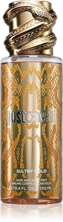 Roberto Cavalli Just Cavalli Sultry Gold parfümiertes Spray für Körper und Haare