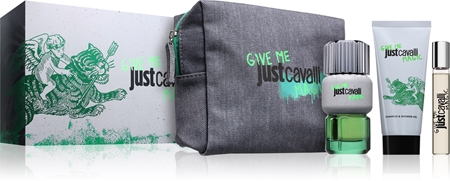 roberto cavalli just cavalli give me magic for him woda toaletowa 90 ml   zestaw  