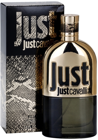 Roberto Cavalli Just Cavalli Gold eau de parfum para homens 90 ml