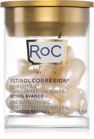 RoC Retinol Correxion Line Smoothing sérum antirrugas em cápsulas