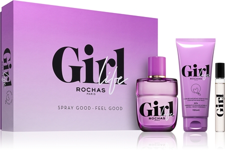 rochas girl life woda perfumowana 75 ml   zestaw  