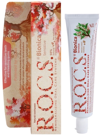 R.O.C.S. Bionica Sensitive Natural Toothpaste for Bleeding Gums For Sensitive Teeth