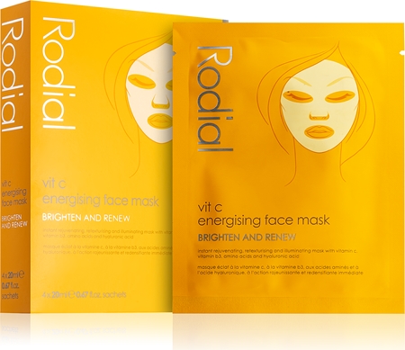 Rodial Vit C Energising Face Mask máscara em película para a pele mais revitalizada e radiante com vitamina C