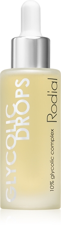 Rodial Glycolic Drops concentré lissant pour visage avec 10 % d’acide glycolique pour la nuit
