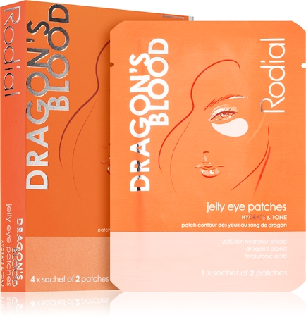 Rodial Dragon's Blood Jelly Eye Patches гідрогелева маска для шкіри навколо очей для зволоження та пружності шкіри