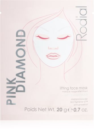 Rodial Pink Diamond Lifting Face Mask maseczka liftingująca płócienna do twarzy