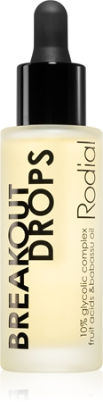 Rodial Booster Drops Breakout Drops sérum de óleo antioxidante para rosto gel cremoso matificante