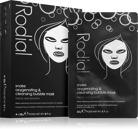 Rodial Snake Oxygenating & Cleansing Bubble Sheet Masks antioxidační plátýnková maska