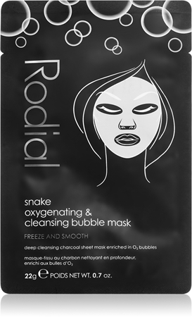 Rodial Snake Oxygenating & Cleansing Bubble Sheet Masks antioxidační plátýnková maska