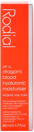 Rodial Dragon's Blood Hyaluronic Moisturiser moisturizing fluid SPF 15