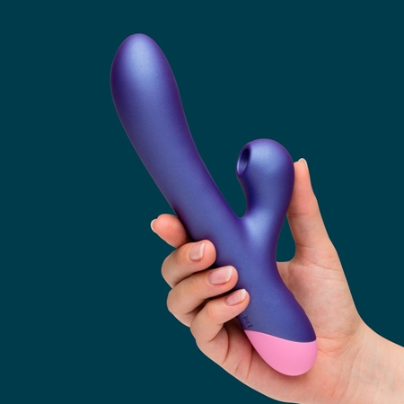 ROMP Pulse Double Delights Vibrator mit Klitoris-Stimulator