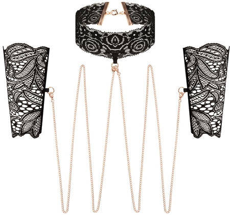 Commodore Cuffs Rosy Gold Lace Cuffs and Collar collar and handcuffs | notino.co.uk