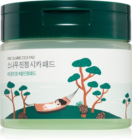 ROUND LAB Pine Calming Cica Pad toner pads with soothing effect
