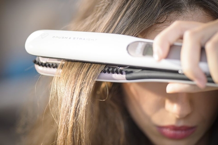 Rowenta Beauty Brush&Straight SF7510F0 Hair Straightener