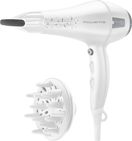 Rowenta Pro Silver Mosaic CV7825F0 Haartrockner + Diffuser