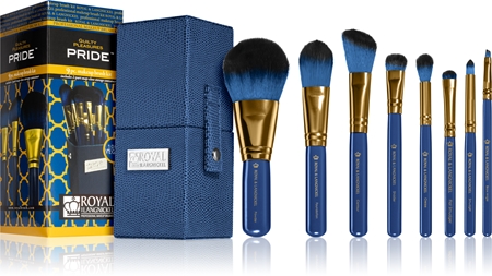 Royal & Langnickel Guilty Pleasures Make-up Pinsel Set Lust – 12 Vegane Bürsten, Schwarz/rot, 18 Cm