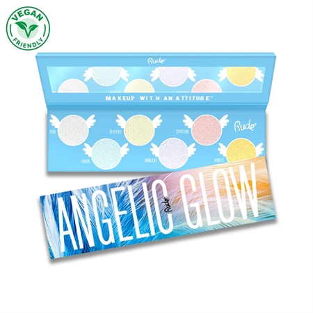 Rude Cosmetics Angelic Glow palette fards à paupières et enlumineurs