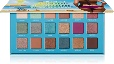 Rude Cosmetics Bikini Bottom palette de fards à paupières